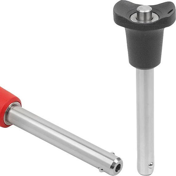 High Precision Locking Ball Pin Anodizing Aluminium Quick Release Locking Pin Stainless Steel