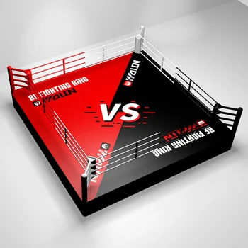 Custom logo Boxing Ring Used for BOXING/MMA/Muay Thai Used for AIBA,IBF Etc Rules