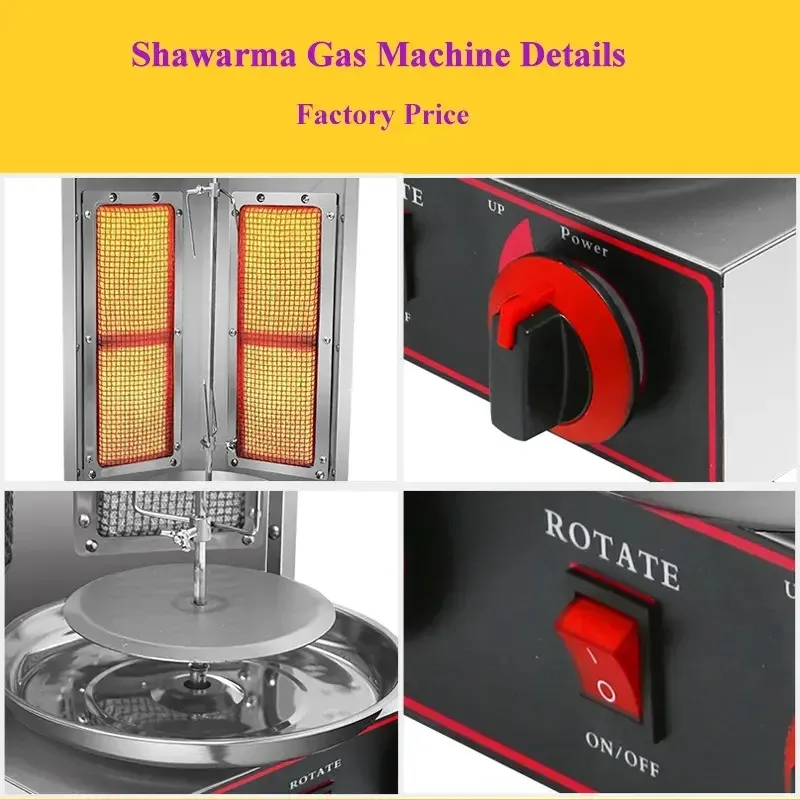 Kebab Cutting Machine Gas and Coal Kebab Machine Kebab Skewer Block Machine