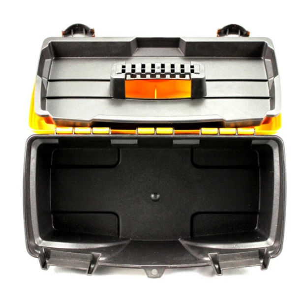 Лидер продаж 2020, Многофункциональный пластиковый ящик для инструментов 13 дюймов с лотком, ящик для хранения инструментов для ремонта