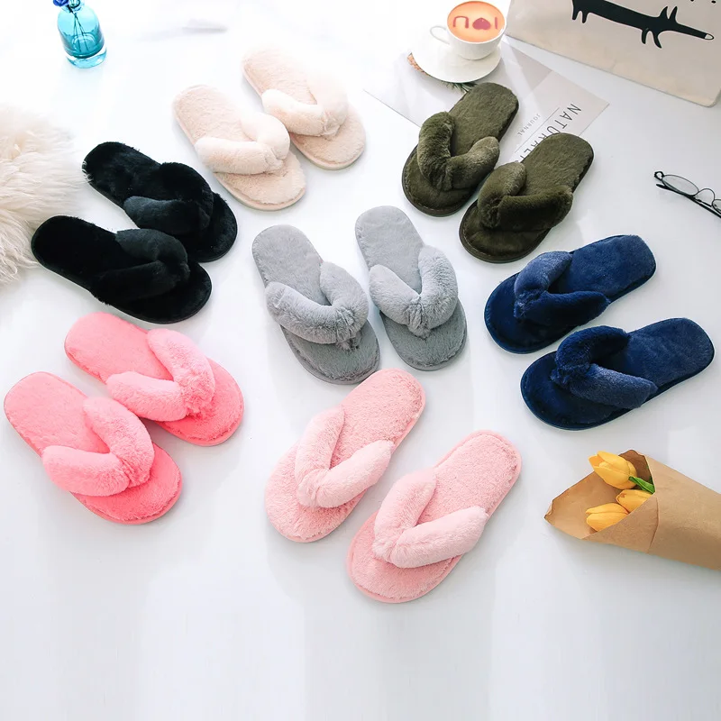 Cozy Women's Thickened Warm Plush House Slippers，Winter Indoor Soft Bottom  Anti-Skid Comfortable Cot…See more Cozy Women's Thickened Warm Plush House