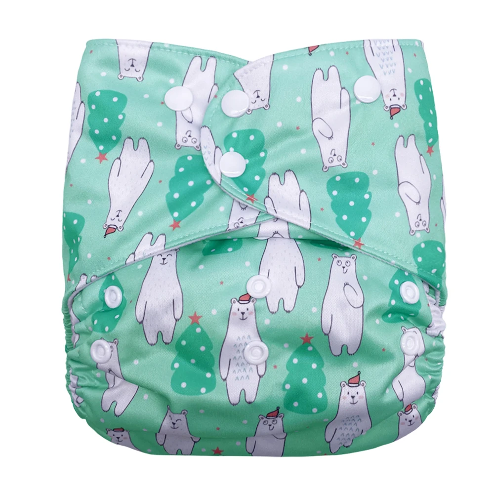 Eco-friendly Washable Cloth Nappies Adjustable Reusable