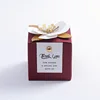 Wine Red(white card+white flower)