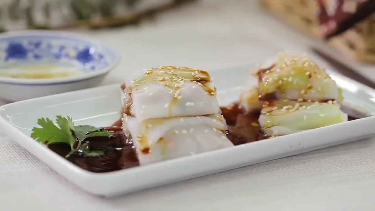 vermicell flour powder making cantonese rice rolls 22.