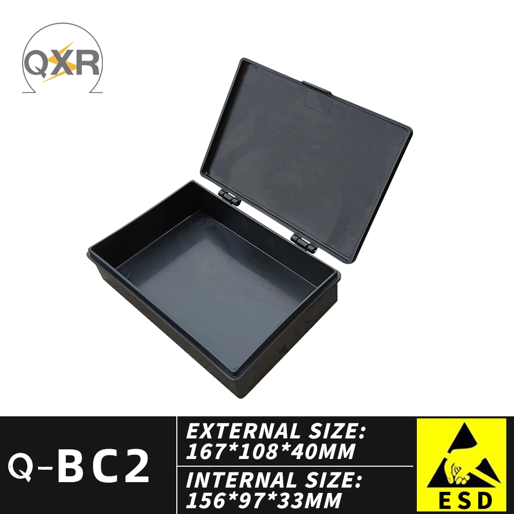 ESD Small Clamshell Box  Smd Components Storage Box for Pcb Resister  Multiple Sizes Protectable Module