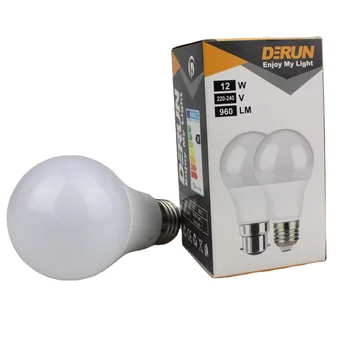 Free Sample Led Lights Supplier light bulb E27 B22 base 5W Cold White 10000K Energy Saving led A60 bulb , LED-A BULB