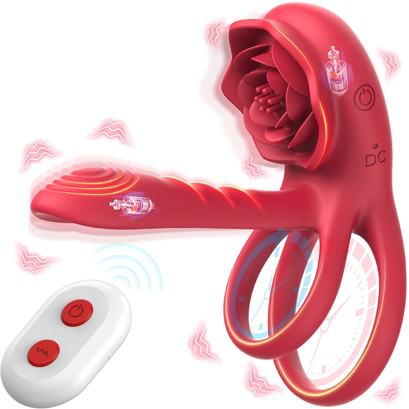 Hot Selling Popular Male Remote Control Sperm Delay Lock Vibrating Penis Vibrator Couple Stimulation Orgasm Cock Ring