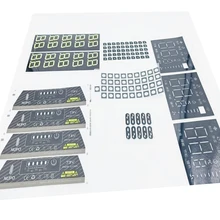 Digital Printing PC PET Graphic Overlay Membrane Keypad Identification Keyboard label Switch Sticker