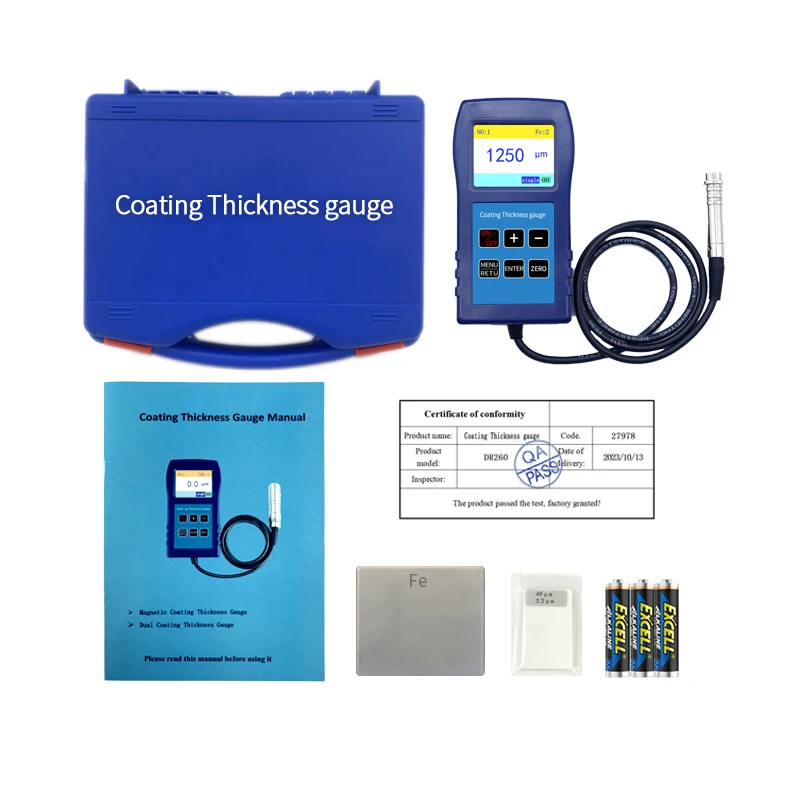 Dr360 Surface Coating Thickness Gauge Meter Digital Coating Thickness