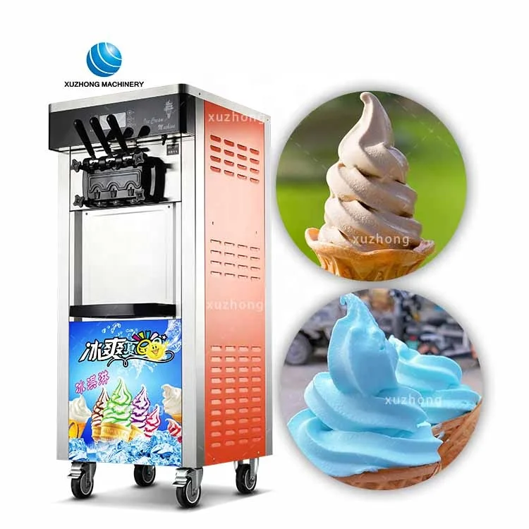 25-28L/H Commercial Gelato Ice Cream Machine 3 Flavor Italian