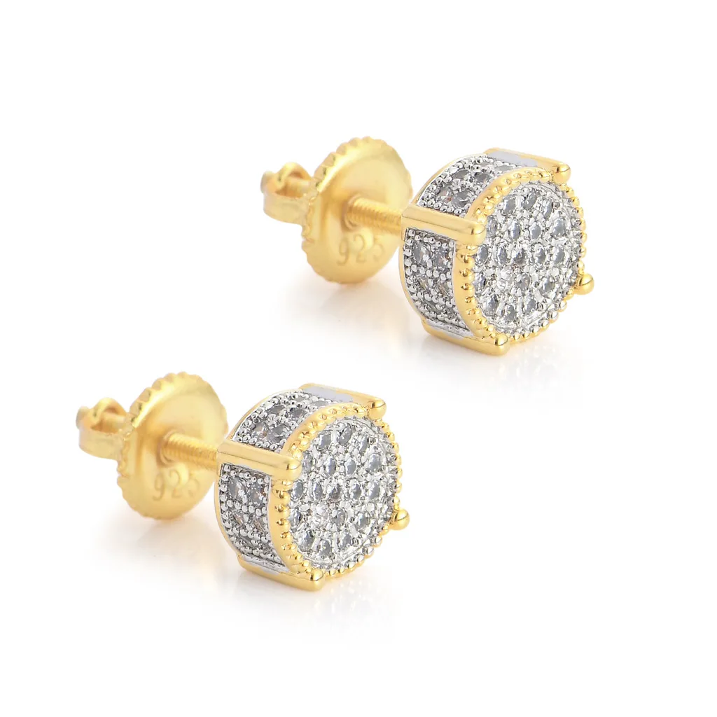 Wholesale Hip Hop Gold Plated 5A CZ Stone 925 Sterling