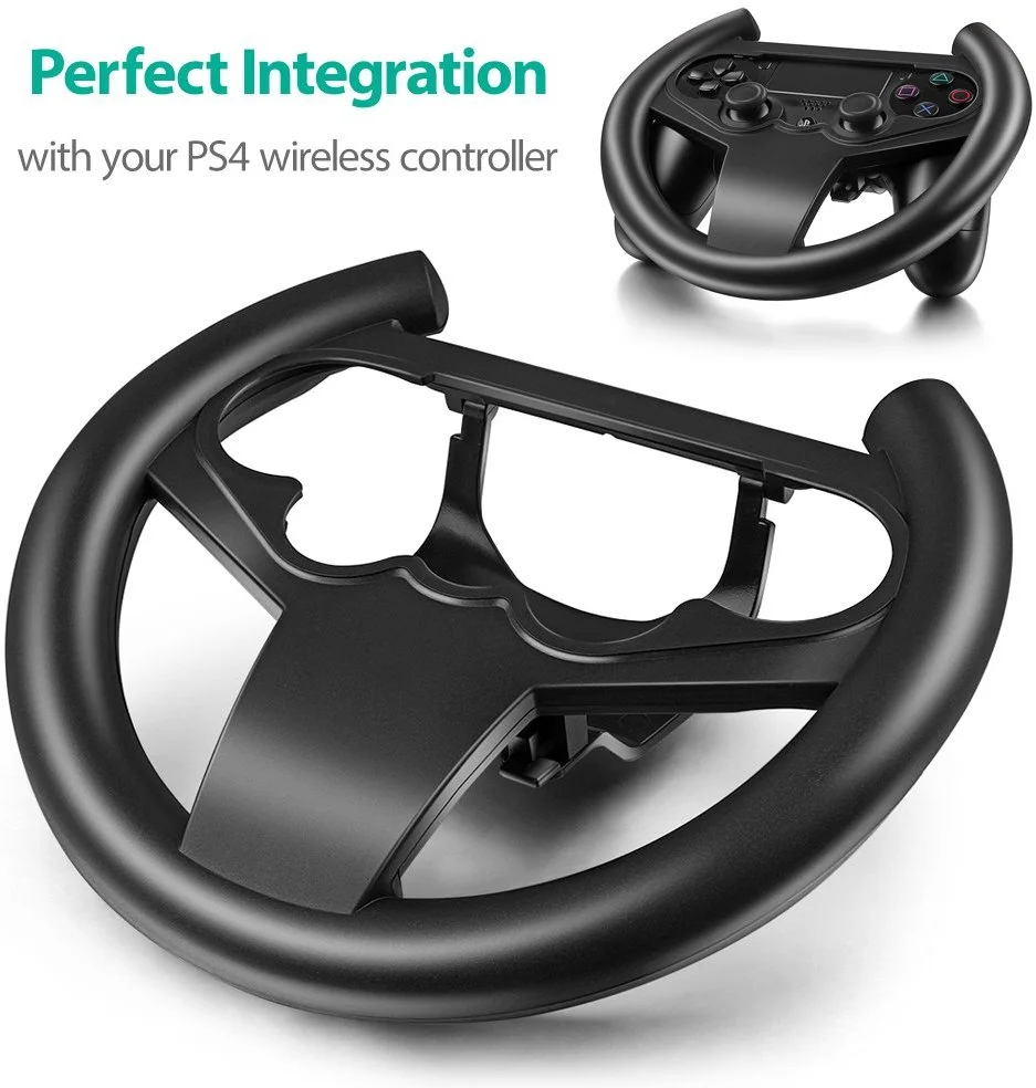 DATA FROG Video Game Steering Wheel for PS4 Racing Games