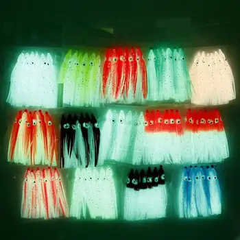 CHEERY Wholesale Colorful Mini Bionic Multi-tentacle Glow Octopus Lure, Saltwater Squid Fishing Bait – Trolling Lure – view 3