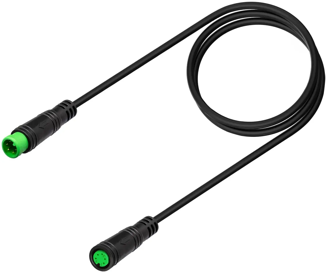 Electric Bicycle Ebike Motor Extension Cable M8 3 pin Connector m8 A code Metal Connector With Cable For Lcd Display