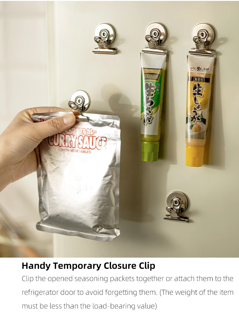 Shimoyama 12pcs Packed Heavy Duty Fridge Refrigerator Peg Clips