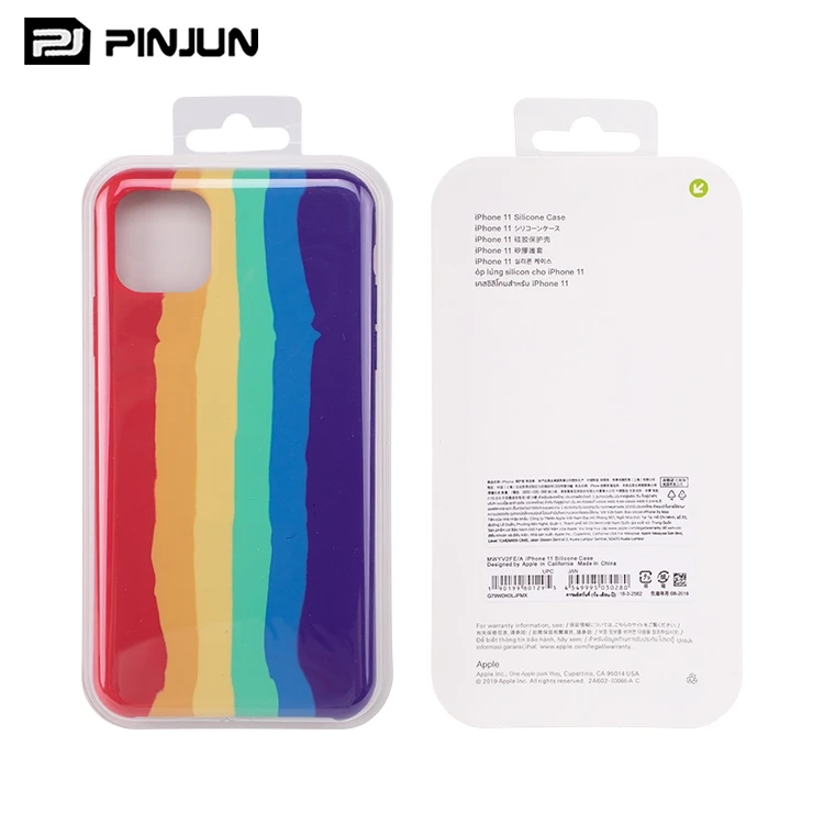 Colorful Rainbow Liquid Silicone Case for Iphone 13-14