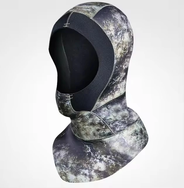 Neoprene Diving Hood Snorkeling Neoprene Surf Thermal Wetsuit Hood Cap Swim Caps with Chin Straps  Beanie Diving Cap
