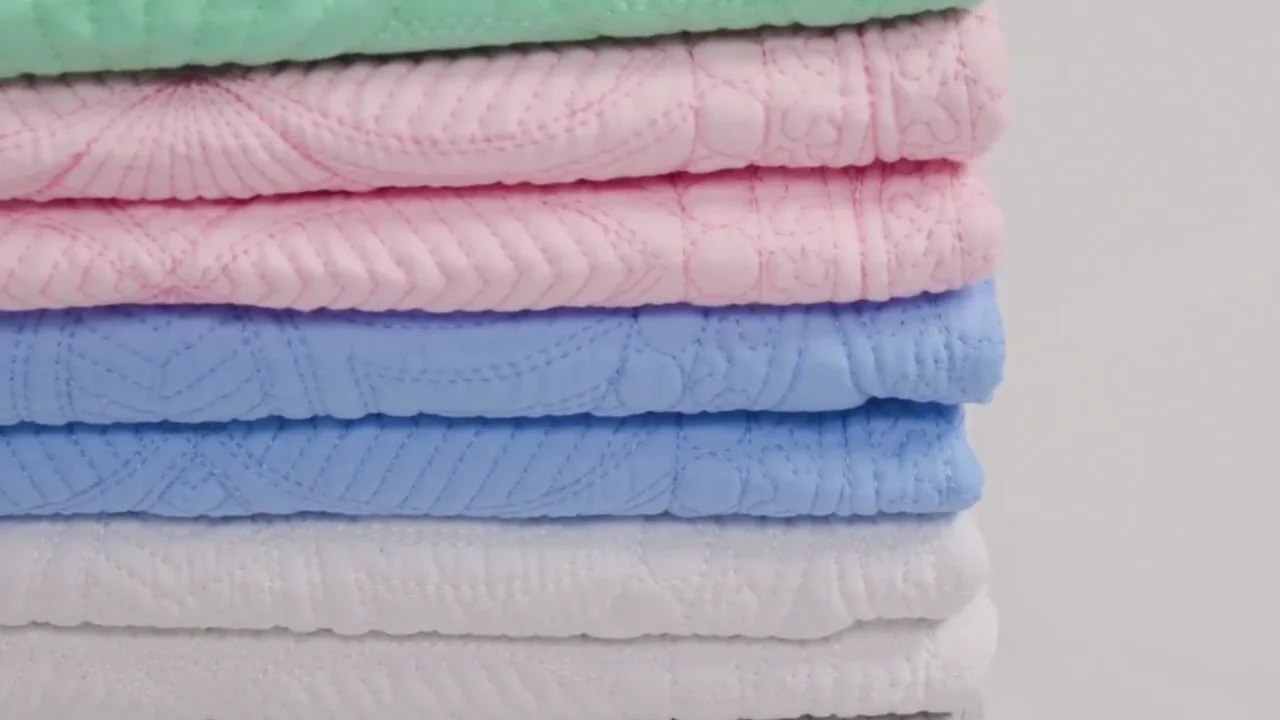 Wholesale Monogrammed Soft Baby Quilt Blanket Embroidered Cotton