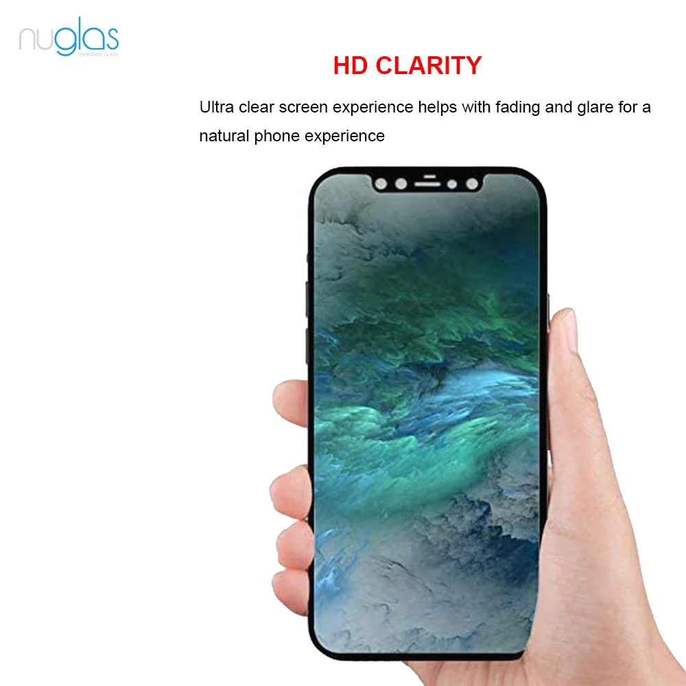 Защита экрана для iPhone 13/13 Pro закаленное стекло Nuglas 0 3 мм тонкая Премиум из настоящего стекла