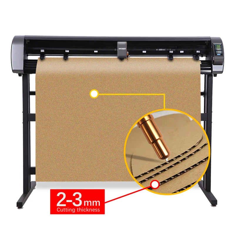 MOMOTECH 720mm Double Head Automatic Vinyl Cutter Graph Arms with Contour Cutting and Camera Servo Driver