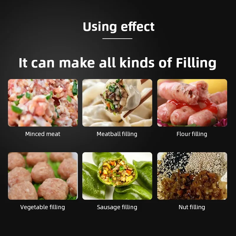 Stuffing Machine Commercial Fish Ball Meat Stiffening Machine /dumpling Stuffing Mixer Bun Filling Mixer
