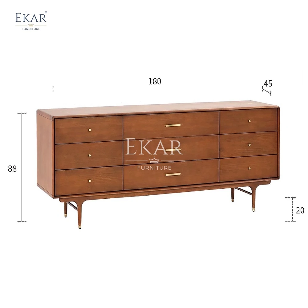 product new design modern bedroom nine drawer cabinet   bedroom cabinet-65