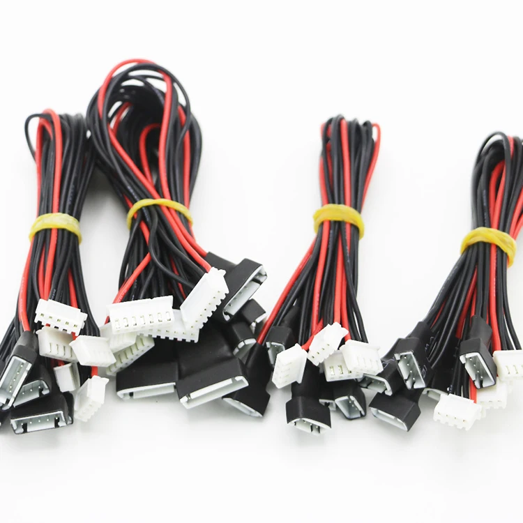5 Cavi Prolunga Bilanciatore Lipo JST XH 4 Pin 20 Cm Per Batterie 3S In Silicone