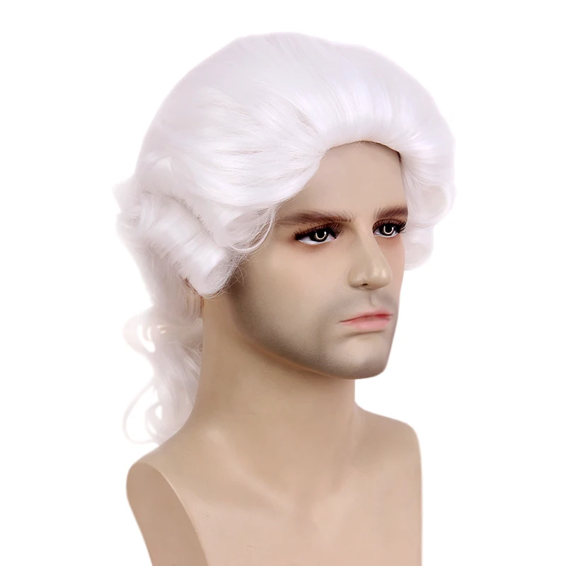 mens white wig