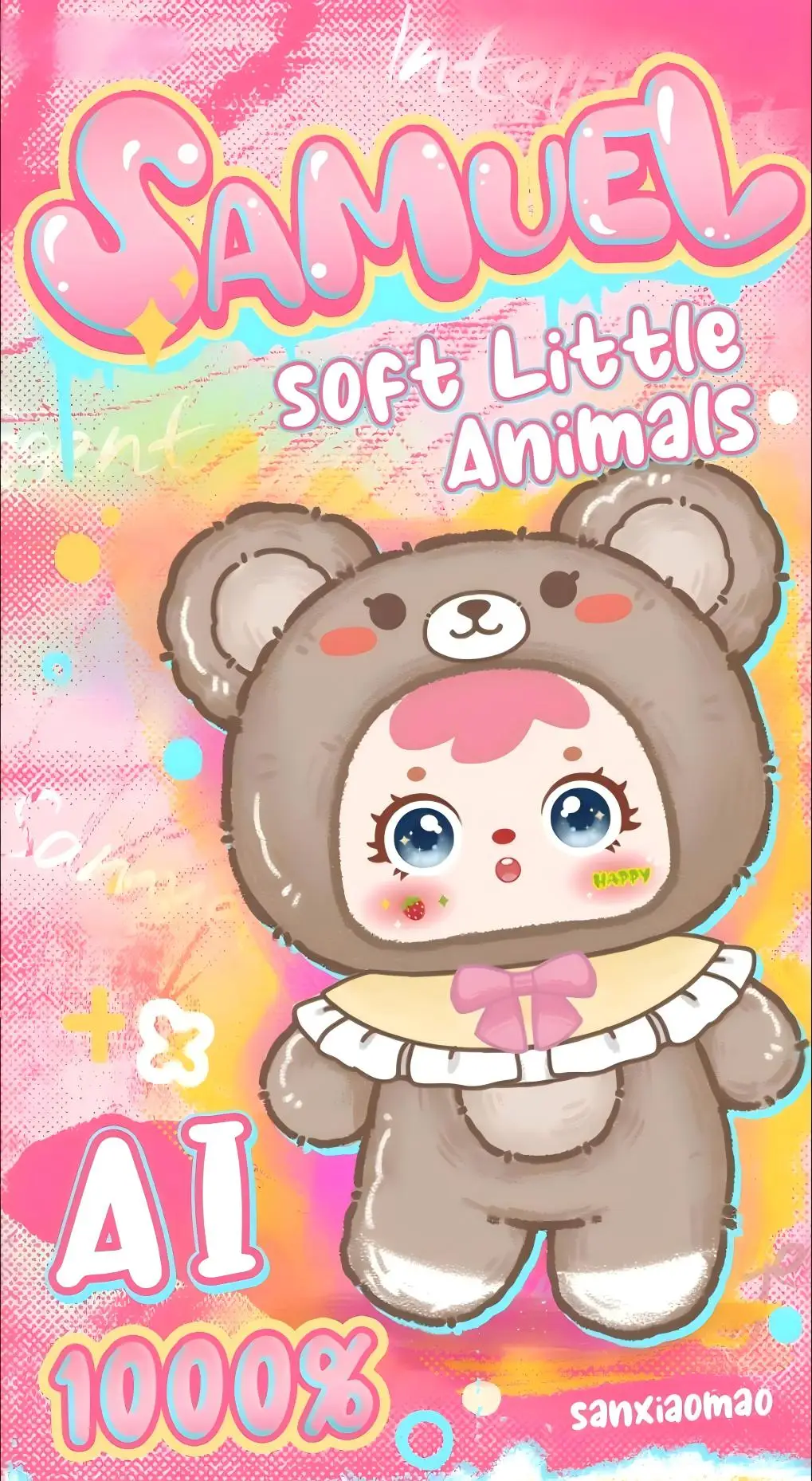 Samuel Smart AI 1000% Plush & ABS Blind Box - Collectible