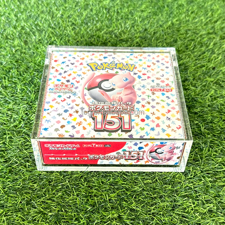 TCG Hot Sale Press Acrylic Display Case for Pokemon Japanese Booster Box With Magnetic Lid| Alibaba.com TCG Hot Sale Press Acrylic Display Case for Pokemon Japanese Booster Box With Magnetic Lid| Alibaba.com
