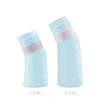 Blue Silicone Refillable Bottle