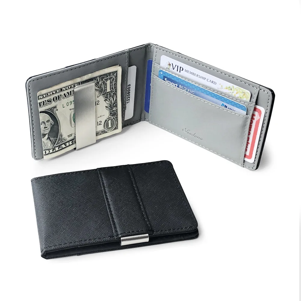 Mens Wallets Slim Wallet with Money Clip RFID India