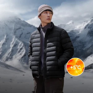 PELLIOT Men's Down Puffer Coat Ultralight Puffy Jacket 800 Fill Power Stand Collar Winter Goose Down Coat
