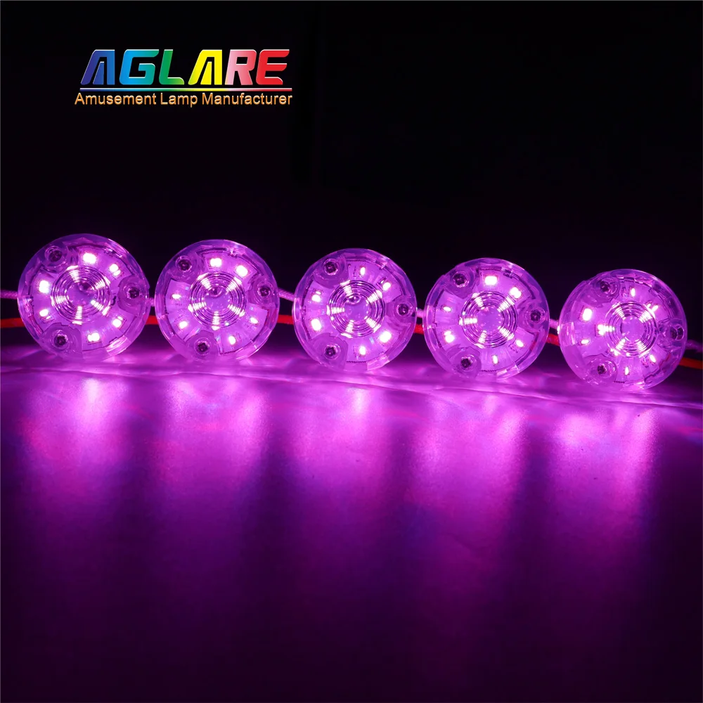Aglare 24v Led Rgb Amusement Carnival Ride Light Point Lights For Fun