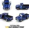 Camioncino blu vintage in scala 1:38