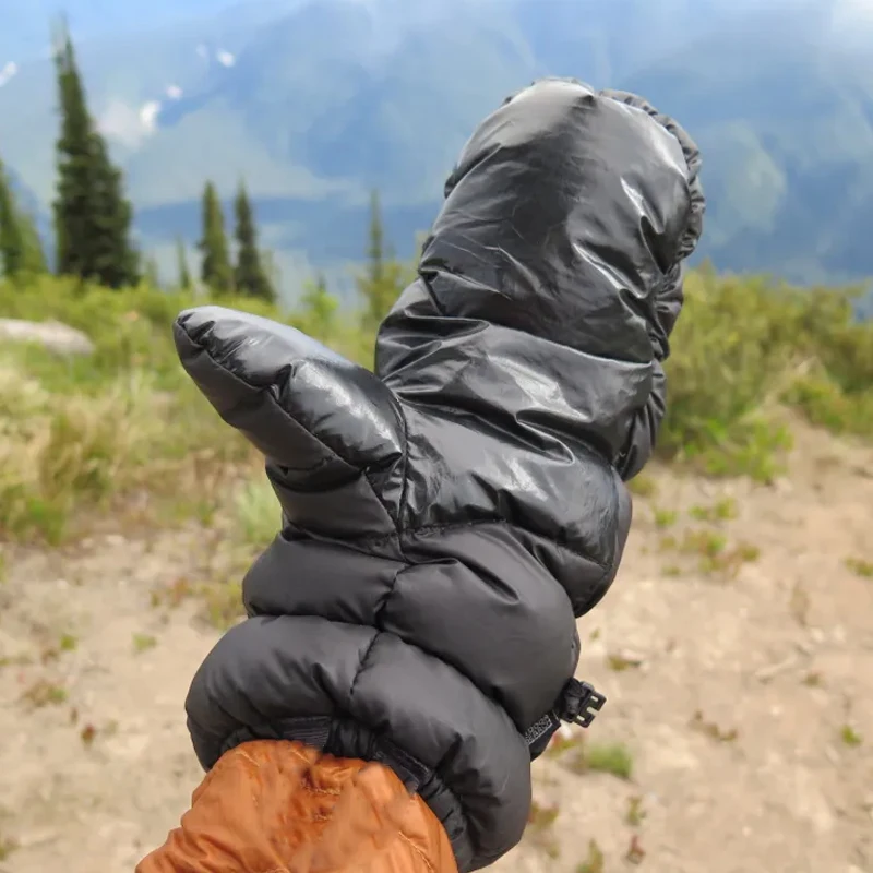 Großhandel maßge schneiderte Gänse daunen handschuhe Warme