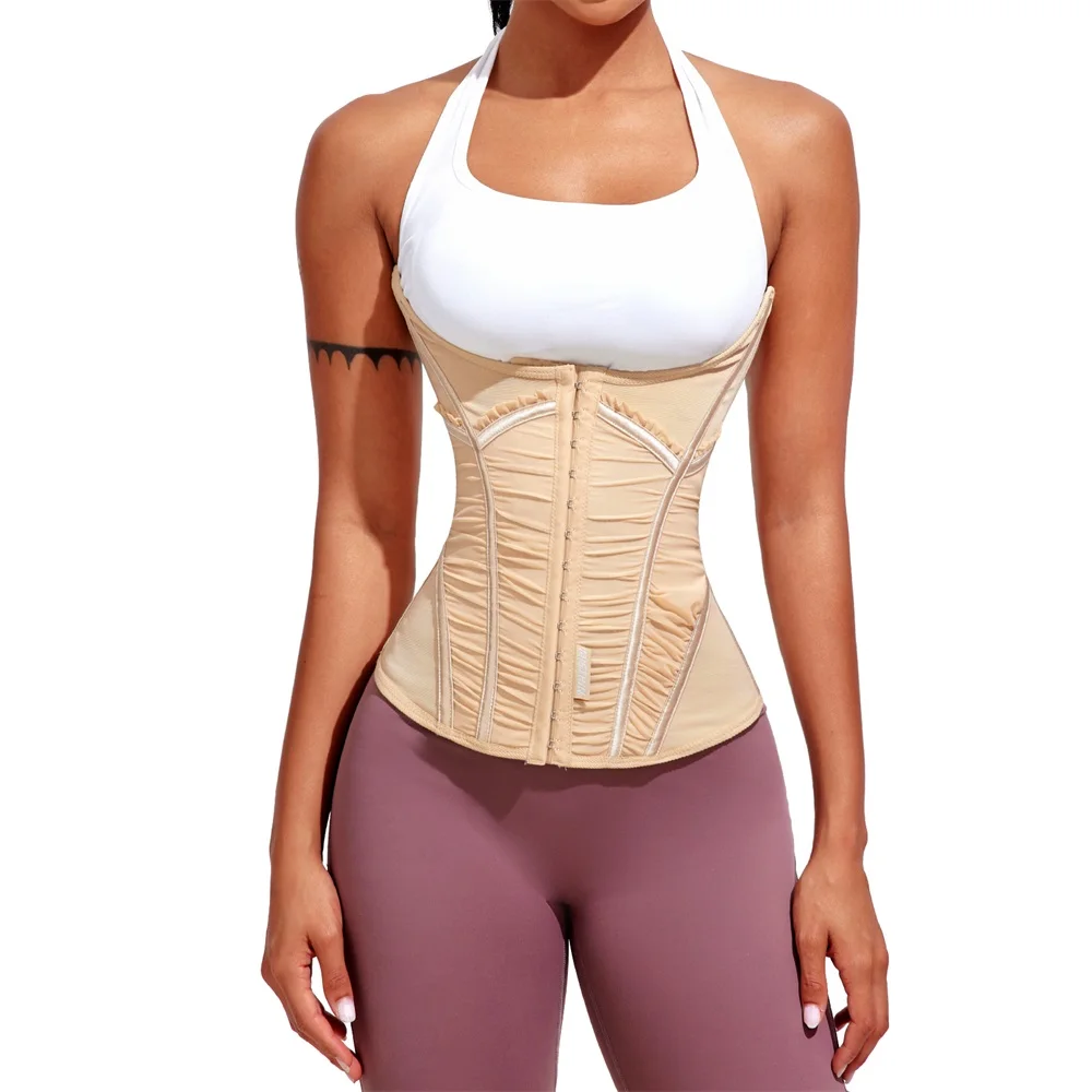 Double Belt Trimmer Shaping Wrap Girdle Full Body Corset Tummy Control Shaper Waist Trainer Shaperwear for Women supplier