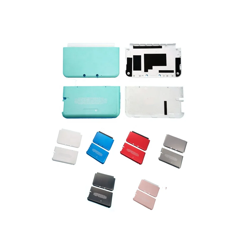 Top Bottom a & E Faceplate for 3DS XL LL Housing Shell Replacement