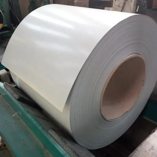 Ppgi White Color Code 9016 Prepainted Galvanized Steel Coil 0.4mm Ppgl in Steel Coils Color Coated Steel Coil