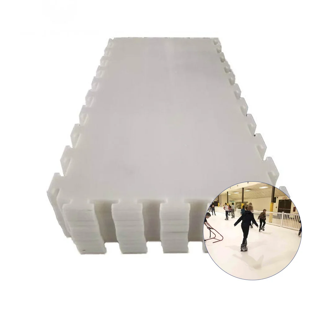 Искусственная хоккейная площадка для стрельбы/белая панель катания на коньках/uhmwpe синтетические системы катка