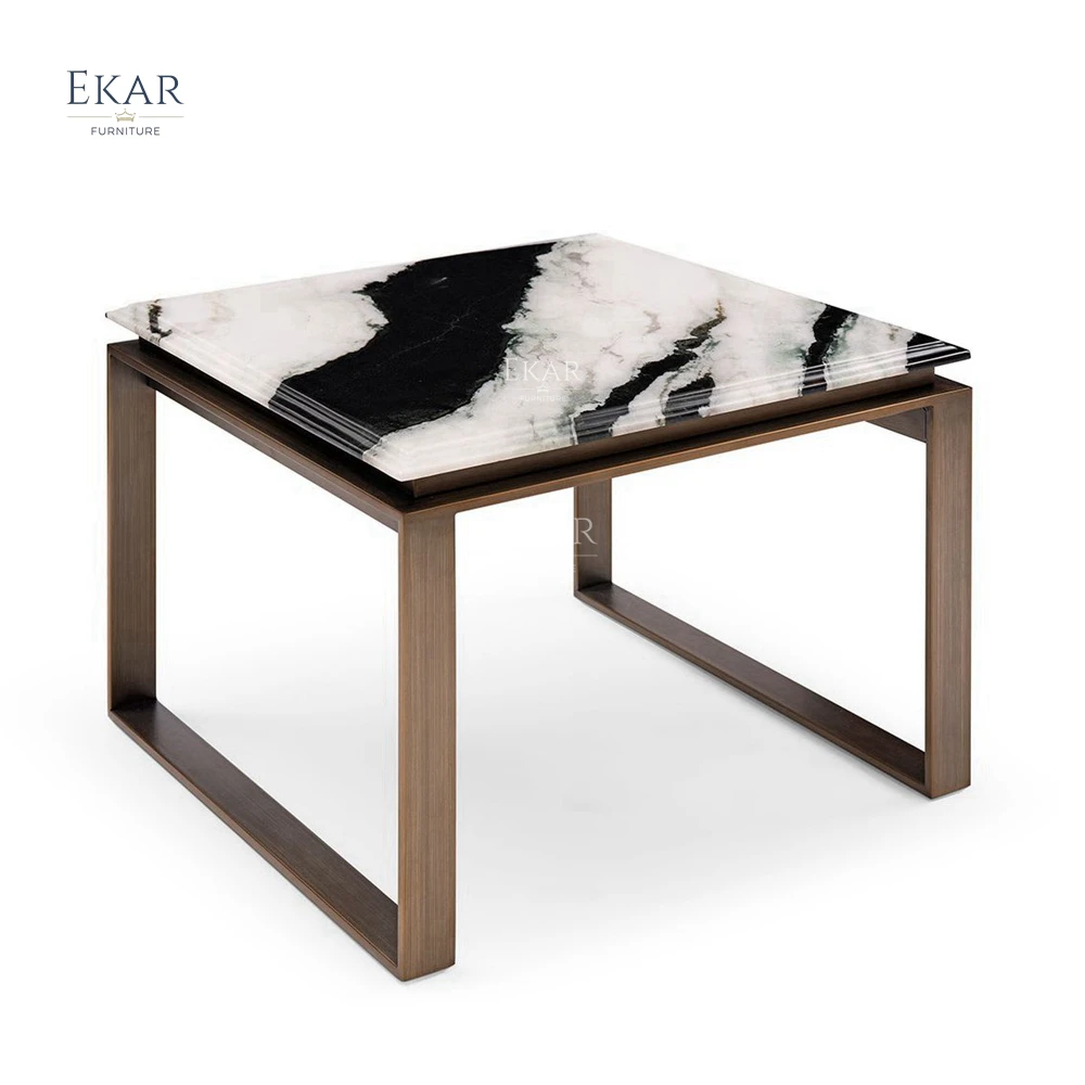 product modern design panda white marble corner table wood coffee table for living room home bedroom school apartment decorative feature-62