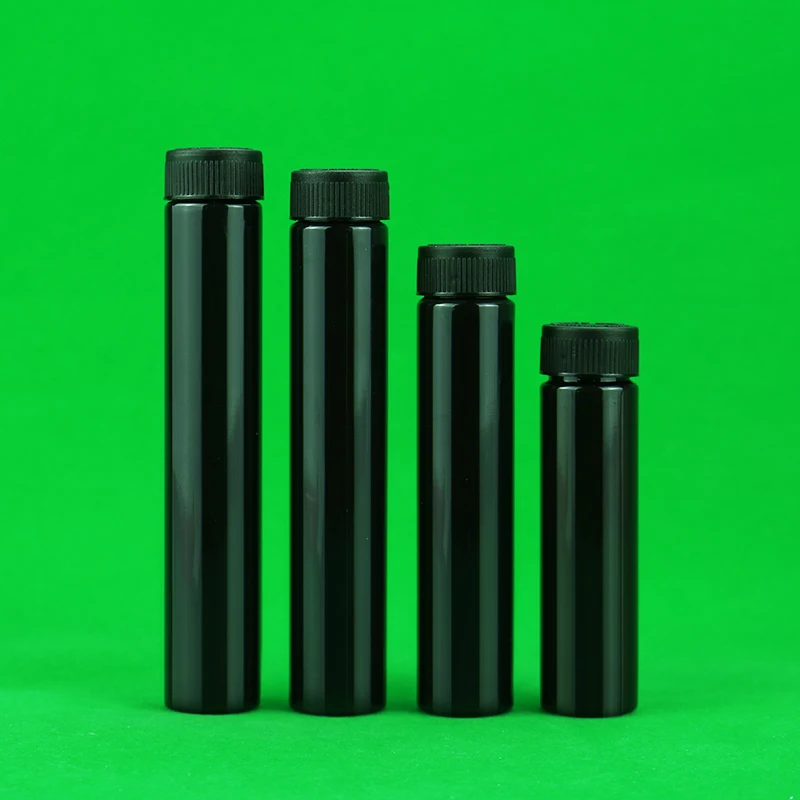 Small Pop Top Containers Packaging Pop Top Tube Bottles Jar child resistant Vial Plastic Pill Bottle