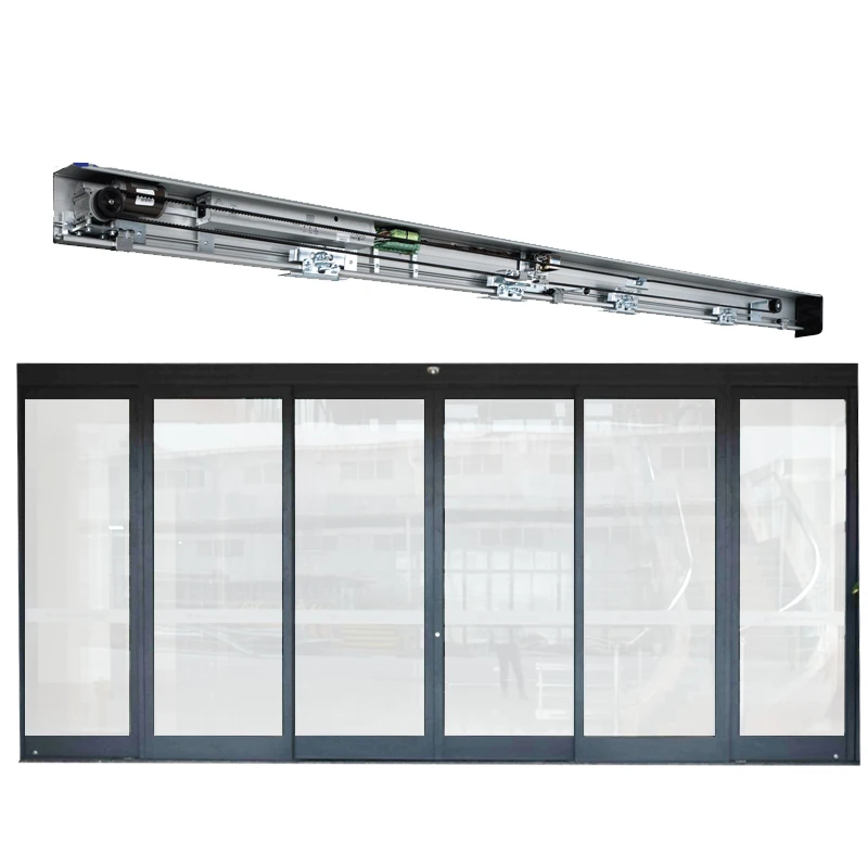 Top Brand Automatic Electric Framed Tempered Glass Door for Commercial Building Entry Modern Design for Mall Office Office Use