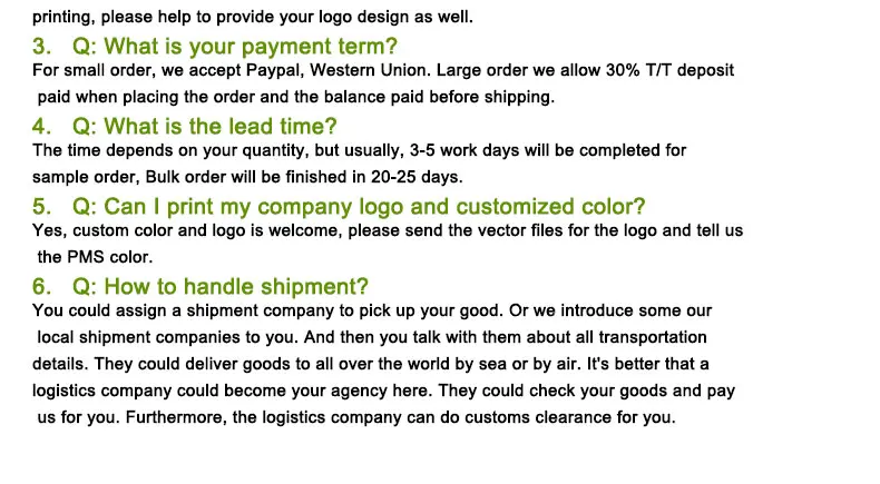 Extended company profile