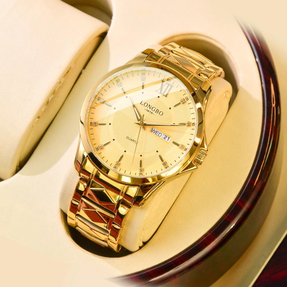 Men Quartz Watch Stainless Steel Watch Band,Luxury Wristwatches Men ...