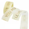 Amarillo claro-Organza-2,5 cm*10 yardas