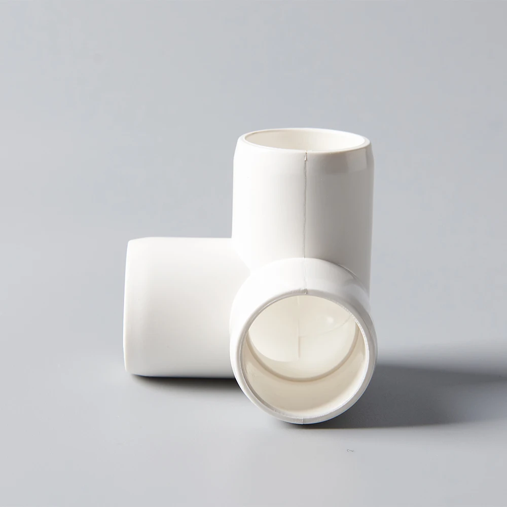 Pipe Connectors and Joints ASTM D1785/2466 Pvc 3 Three Way Elbow Tees in One Inch