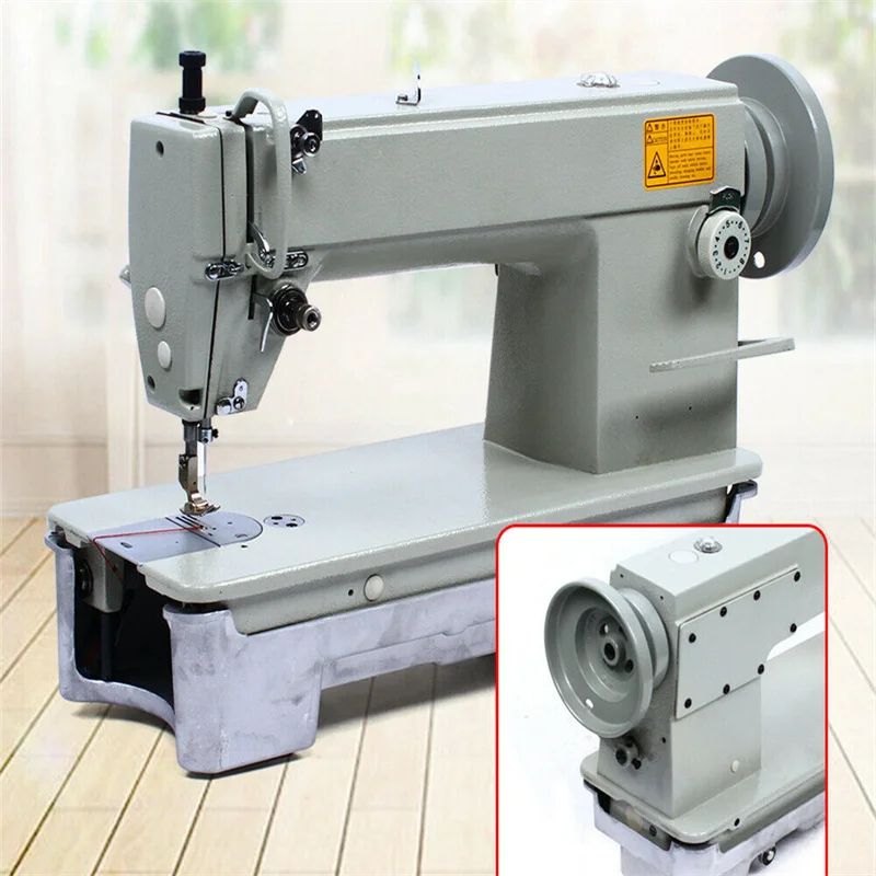 Lockstitch Leather Fabrics Machine Heavy Duty Portable Lockstitch Upholstery Walking Foot Automatic Leather Sewing Machine
