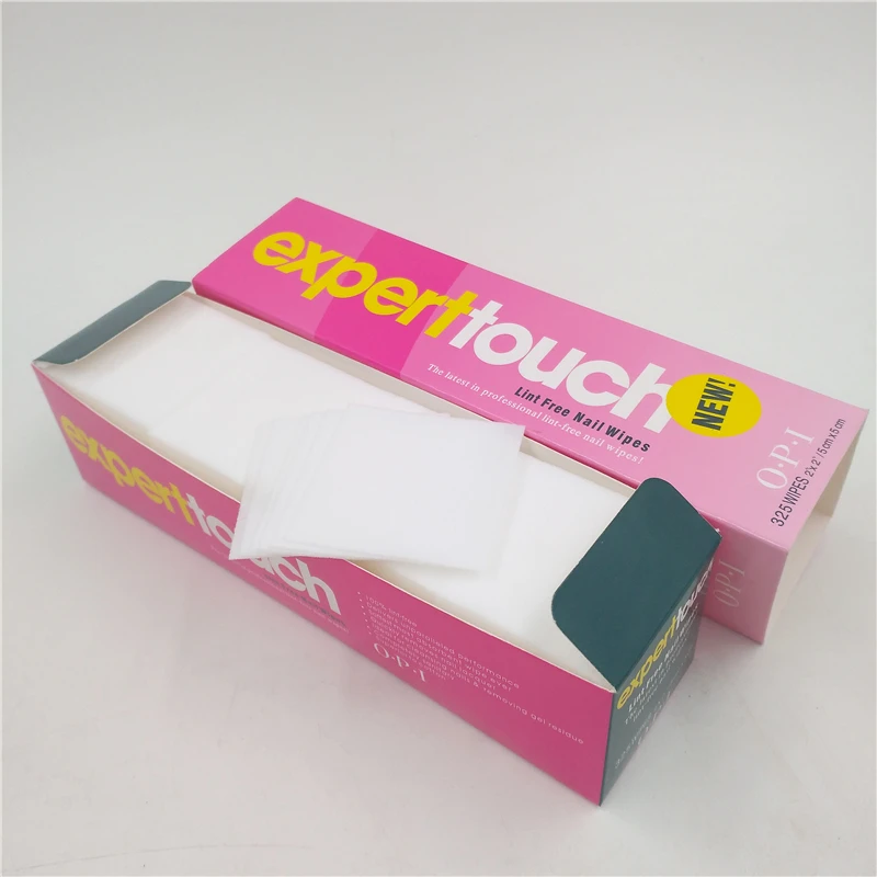 Безворсовые салфетки для снятия гель-лака ногтей