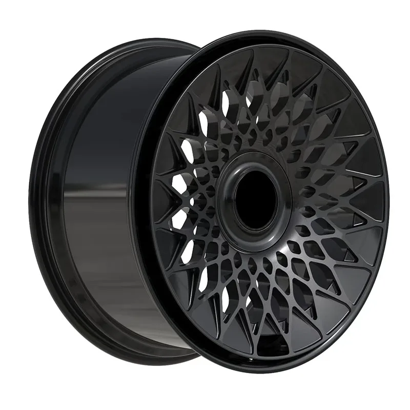 Whells 5x127 Car Alloy Forged Wheel Matte Black Barrel for Mercedes BMW Audi 5x114.3 5x120 5x130 20 22 24 26 Inch Rims Jante details